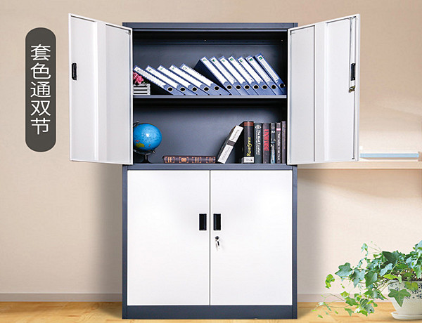 上玻下铁文件柜