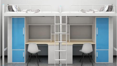 大学宿舍上床下桌尺寸及图片